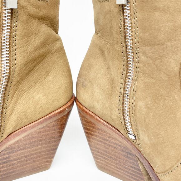 Dolce Vita Women's Volli Pointed-Toe Western Booties Tan Size 6 - Picture 15 of 15